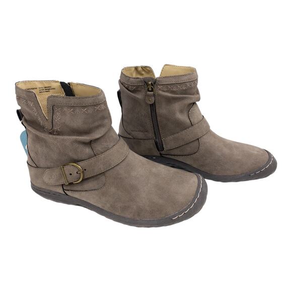 JBU Jambu Dottie Water Resistant Ankle Boots Women's Size 9.5 Taupe - Picture 2 of 8